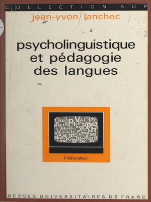 cover image of Psycholinguistique et pédagogie des langues